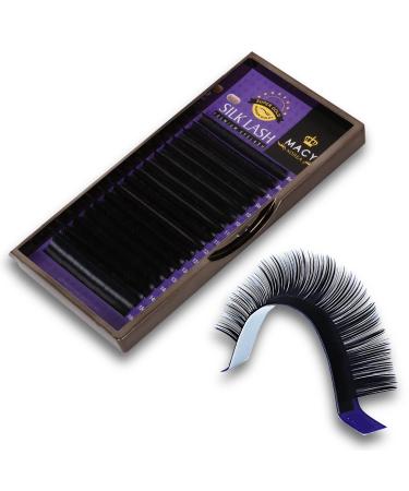 P-Beauty Silk Lashes | Professional Individual Eyelashes for Extensions | Curl D 0.15mm Thickness Length 7-14mm | Shop Internationally - Buy Online on GoSupps.com