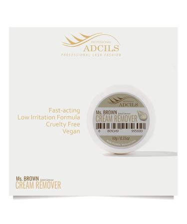 MS. Brown Eyelash Extension Cream Remover - 5g Makeup & Adhesive Gel Removal - International Shipping Available - Buy Online on GoSupps.com