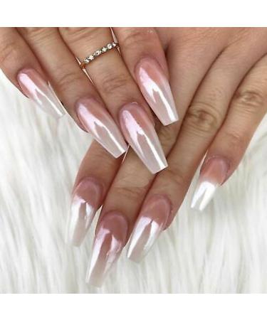 6 Colors Pearl Chrome Nail Powder Set | Aurora Mermaid Iridescent & Metallic Glitters for Gel Polish Nail Art Decorations - Buy Online on GoSupps.com