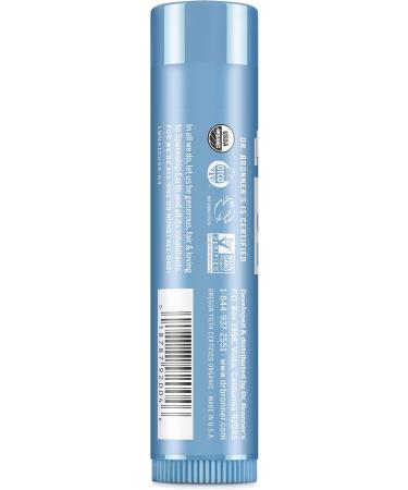 Dr Bronner's Baby Mild Lip Balm Made with Organic Oils and No Synthetic Ingredients Used for Lips Dry Hands Cuticles and Chapped Cheeks Certified Fair Trade 4g Bar Baby Mild 4g - Buy Online on GoSupps.com