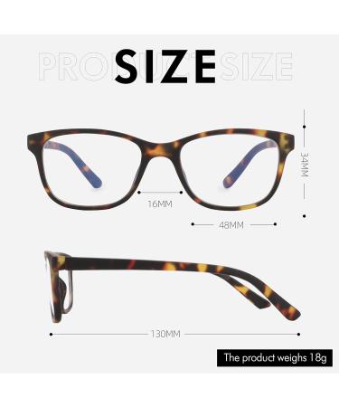 ZENOTTIC Kids Blue Light Blocking Glasses - Anti Glare Lens, Lightweight Frame - Boys & Girls Tortoise - Buy Online on GoSupps.com