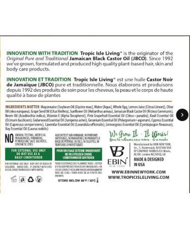 Jamaican Black Castor Oil Protein Conditioner - Strengthens & Moisturizes Hair Promotes Growth & Reduces Breakage (8oz) - Buy Internationally - Buy Online on GoSupps.com