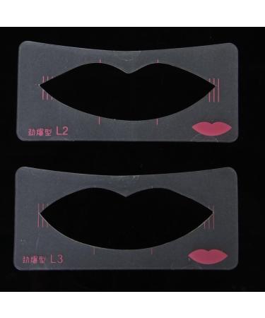 Tiuimk Lip Cards Three different styles for perfect lip formation and makeup application - Buy Online on GoSupps.com