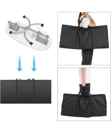 BYERZ BYERZ Folding Nail Table Manicure Station Easy Move Round Corner Design Salon Shop for Home Manicure Shop Beauty Salon - Buy Online on GoSupps.com