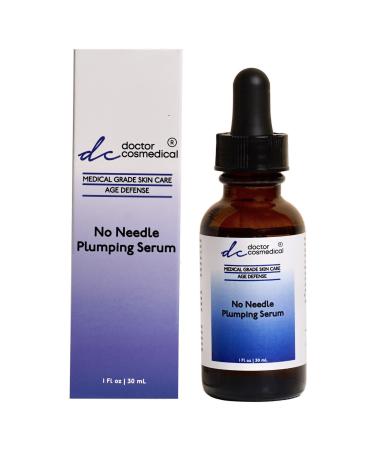 No Needle Plumping Serum Hyaluronic Acid Face Serum for Wrinkles Anti-Aging Niacinamide Serum Professional Grade Fine Lines & Wrinkles Serum 1 FL Oz