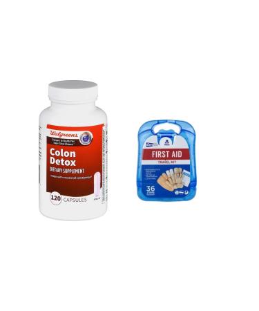 Walgreens Colon Detox Capsules 120.0 EA with Free First aid kit