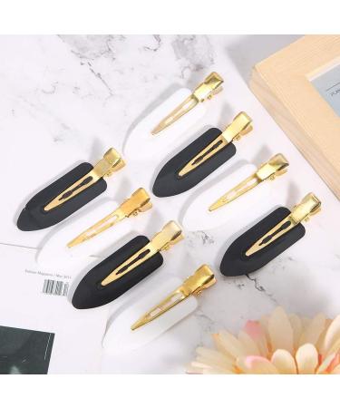 12 Seamless Hair Clip Ponytail Clips - No Wrinkle No Bend Styling - Perfect for Makeup & Hair Styling in 2 Colors - Buy Online on GoSupps.com