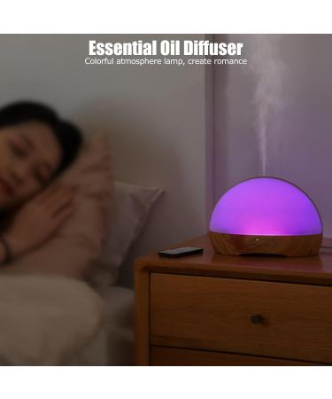 Oil Diffuser Aromatherapy Humidifier Automatic Power Off High Sensitivity for Home (Dark Wood Grain) - Buy Online on GoSupps.com