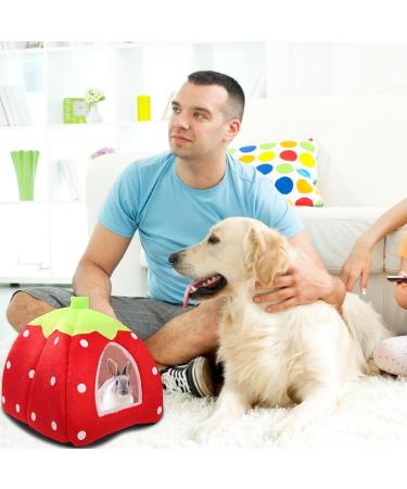 BomnKa Small Animal Winter House Bed | Guinea Pig, Rabbit, Hamster Nest with Washable Mat - Buy Online on GoSupps.com