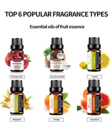Intimate Aromatherapy Massage Oils Set - 6 Fruit Essence Oils for Couples | Perfect Date Night Kit - Buy Online on GoSupps.com