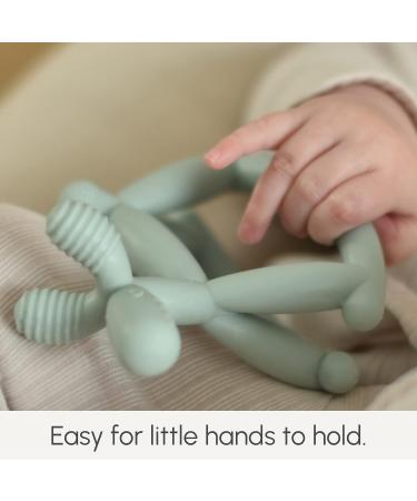 Smooch Rocking Teething Toys for Babies 0-6 Months - Silicone Baby Teether for Teething Relief (Light Blue+Amber) - Buy Online on GoSupps.com