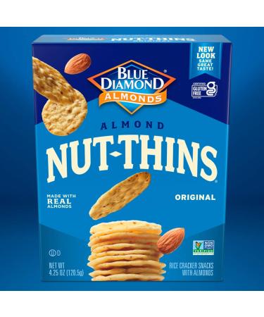 Buy Blue Diamond Almond Cracker Crisps - Original Almond 4.25 oz | Crunchy Snack - Buy Online on GoSupps.com