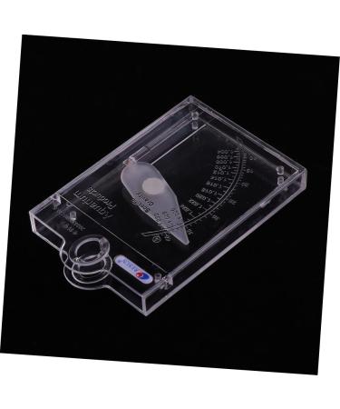 Happyyami 2pcs Aquarium Gravimeter Salinimeter Salt Water Gravimeter Aquarium Meter Hydrometer Square White mediumx2pcs Whitex2pcs - Buy Online on GoSupps.com