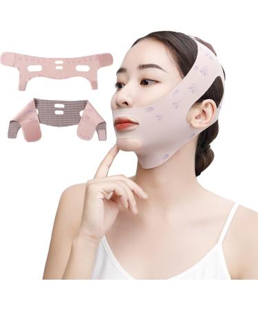 V Line Lifting Mask Double Chin Reducer Soft High-Elastic Breathable Chin Strap Depuffing and Skin Tightening Chin Mask Lift Reusable Face Sculpting Sleep Mask for Men Women Upgrade Type - Buy Online on GoSupps.com