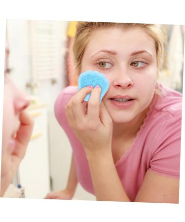 8 Pcs Rabbit Ears Facial Brush Silicone Face Silicone Face Cleanser Face Lotion for Women Handheld Massagers Home Facial Brush Face Cleaner Silica Gel Washbasin Miss Manual Light Bluex2pcs 7.5x7.5cmx2pcs - Buy Online on GoSupps.com