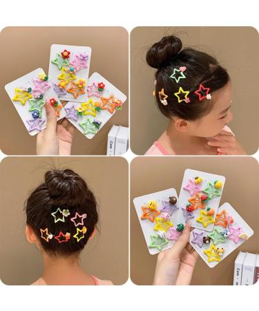 Shinycome 5pcs Girls Hair Clips Epoxy Hairpins Hair Styling Accessories Aesthetics Hair Barrettes Set for Students - Buy Online on GoSupps.com