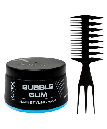 Totex Styling Wax 150ml & Wide Tooth Styling Comb Black No2 (Blue)