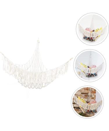 Beaupretty 2-in-1 Yoga Ball Stand & Toy Organizer | Cotton Toy Hammock for Kids | Fitness & Play Storage Solution - Buy Online on GoSupps.com