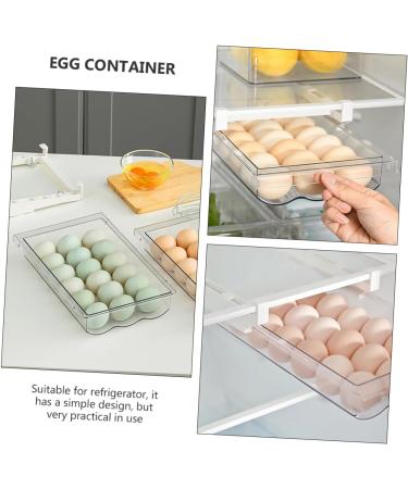 Mikinona Egg Storage Box Storage Drawers Fridge Crisper Fridge Egg Holder Bin Multifunction re-usable - Buy Online on GoSupps.com