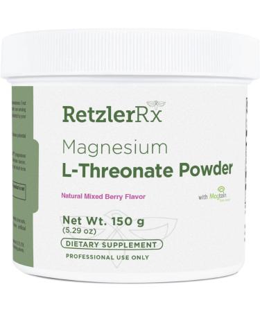 Magnesium L-Threonate Powder w/Magtein for Brain Health* - Mixed Berry Flavor - 60 Servings