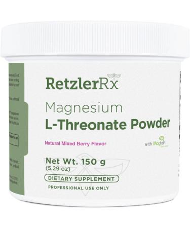 Magnesium L-Threonate Powder w/Magtein for Brain Health* - Mixed Berry Flavor - 60 Servings - Buy Online on GoSupps.com