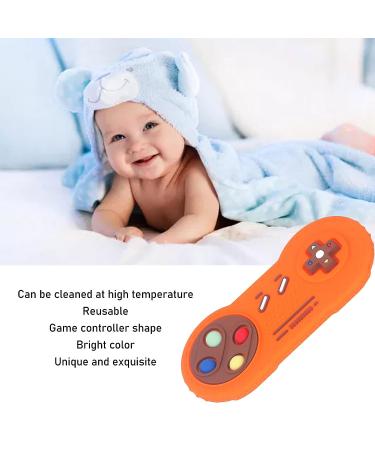 Game Controller Shaped Soft Silicone Baby Teething Toy for Gum Relief and Sensory Stimulation - Buy Online on GoSupps.com