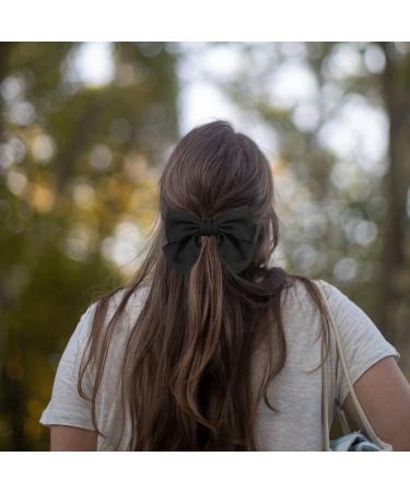 5 Pcs Black Ribbon Bow Hair Clips for Women and Girls - Hair Barrettes French Barrette Hairpins - Metal Clips for Mom and Kids - Hair Accessories Gift - Buy Online on GoSupps.com