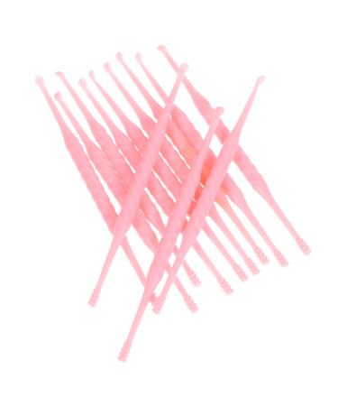 UTHCLO 12pcs Disposable Plastic Wax Picker Cleaner Tool Safe Smooth for Cleaning Random Colors Easy to Carry and Use