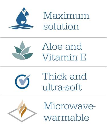 Stryker Sage Comfort Bath Cleansing Washcloths - 8 No-Rinse Bathing Wipes, Fresh Scent - Hypoallergenic & Ultra-Soft - Buy Online on GoSupps.com