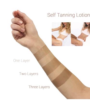 Fowod Self Tanners - Non-Toxic Gradual Tan Lotion for Body and Face (2.11 FL Oz) - Golden Glow, Buildable Formula - 1 Pack - Buy Online on GoSupps.com