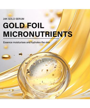 Ofanyia 24k Gold Foil Hyaluronic Acid Essence Hydrating Smooth Fine Lines Anti Aging Remove Wrinkles Facial Serum 100ml - Buy Online on GoSupps.com