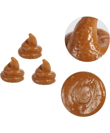 NOLITOY 6 pcs Simulation Poop Fake Dog Toy Novelty Mischief Poop Fake Poop Imitation Poop Prop Fake Human Poop Mini Prank Poop Toy Child Rubber Turn Signal Stress Khakix2pcs 7.5x6.5cmx2pcs - Buy Online on GoSupps.com
