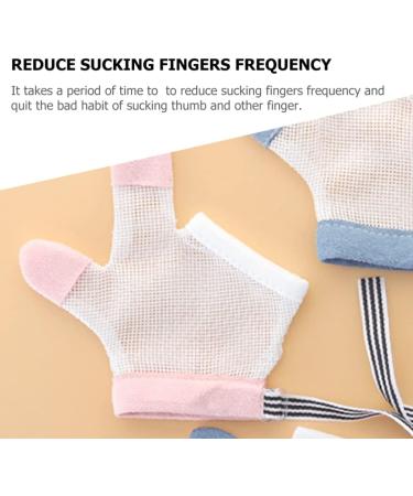 healifty Kids Thumb Sucking Gloves - Breathable Mesh Fabric, 1 Pair, 12X10.5CM - Buy Online on GoSupps.com