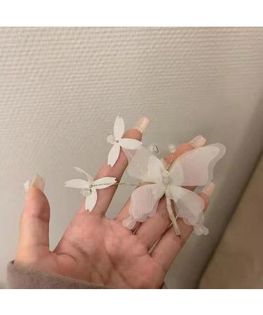 Sweet Hair Clip Stylish Butterfly Hairpin Fashionable Hair Barrette Delicate Hair Jewelry Hair Ornaments Women Girl Butterfly Hairpin 1 x Purple Butterfly - Buy Online on GoSupps.com