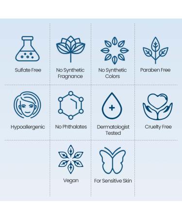 Happy Cappy Daily Shampoo Face and Body Wash for Dry Itchy Eczema Prone Skin - 8 oz Bottle Pack (Pack of 4) - Fragrance and Dye Free - Buy Online on GoSupps.com