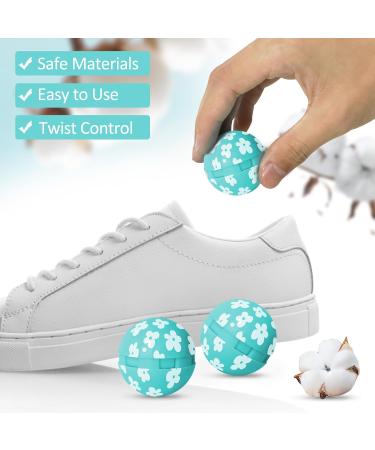 Deodorizer Balls Shoe Fresheners Shoe Deodorizer Balls 6 Pack Shoe Odour Eliminator for Lockers Gym Bags Homes Offices and Cars Natural Cotton Aroma - Buy Online on GoSupps.com
