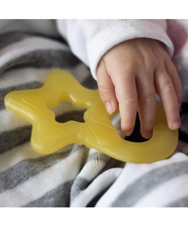 Dentistar Teething Ring Set for Babies (3+ months) - Cooling Teether for Molars - Made in Germany - Tannen Gr n | 2-Pack - Buy Online on GoSupps.com