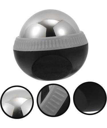 Tovinanna Stainless Steel Massage Globe - Multifunctional Tool for Face & Foot Massage Deep Tissue Muscle Roller 8.3x7cm Black - Buy Online on GoSupps.com