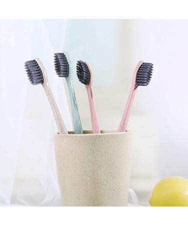 SUICRA Charcoal Bristle Toothbrush - Thin Cone Tip Adult Teeth Cleaning Brush for Optimal Oral Care - Buy Online on GoSupps.com
