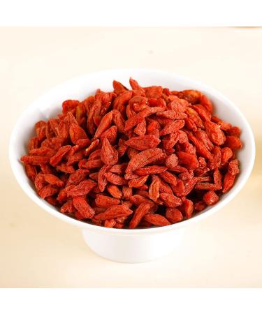 Chinese Wolfberry Goji Berry Matrimony Vine Organic& Sun-Dried wolfberry Lycium Chinensis Chinese Wolf Berry Wolfberry Dried Wolfberry Gouqi Berry Goqi Natural Wolfberry 16oz