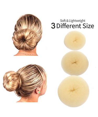Zinnor Hair Bun Maker Kit - Blonde Hair Styling Accessories for Women, Kids, Girls - Buy Online on GoSupps.com