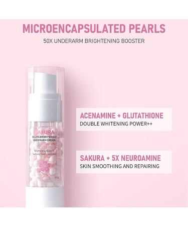 Underarm Whitening Cream Cherry Blossom Pearl Whitening Cream Japanese Cherry Blossom Private Whitening Cream Body Exfoliating Gel - Buy Online on GoSupps.com