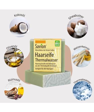  Savion Savion Hair soap thermal water 85g  - Buy Online on GoSupps.com