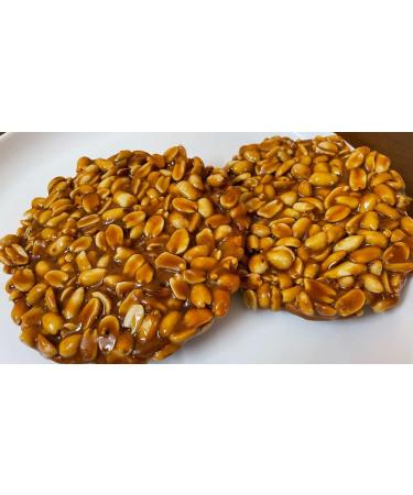 Lohri special punjabi mithai christmas gift sweets winter special sweets| Peanut Chikki Gajak| Peanuts Round Gajjak Sweets | Chikkis Jaggery | Groundnut Gazak | Kadalai Burfi | Peanut Brittle -200gm|Marwari Gajak|Marwadi Gajjak