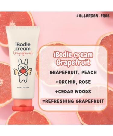 Cream Grapefruit Korean Skin Care for Newborns | Hypoallergenic Moisturizer with Centella Asiatica | Gentle Soothing Hydration for Sensitive Skin - 200ml/6.76 fl oz - Buy Online on GoSupps.com