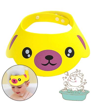 3-Pack Adjustable Baby Shampoo Cap - Waterproof Children's Shower Hood for Easy Bath Time Protection - Buy Online on GoSupps.com