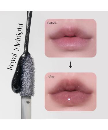 Keep In Touch Black Plumper Tint | 2X Plumping Vegan Lip Gloss | Moisturizing Korean Tint - Royal Midnight - Buy Online on GoSupps.com