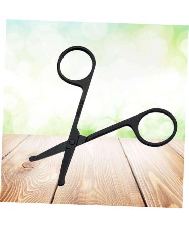 Balacoo Stainless Steel Nose Hair Clippers & Eyebrow Trimmer for Men - 1pc Vibrissa Scissors - Buy Online on GoSupps.com
