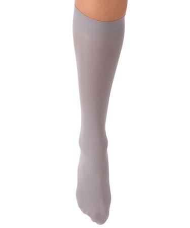 Celeste Stein Therapeutic Graduated Compression Socks Gray 8-15 mmHg Queen Plus Calf