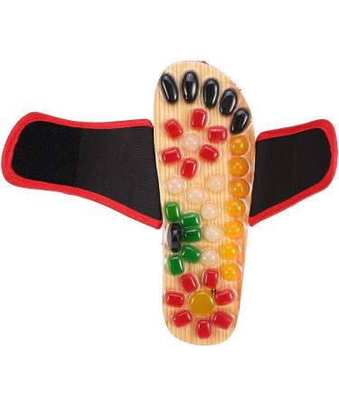 Verdant Touch Foot Massager Shoes - Red Health Care Massage Slippers for Improved Blood Circulation | Size 37 - Buy Online on GoSupps.com